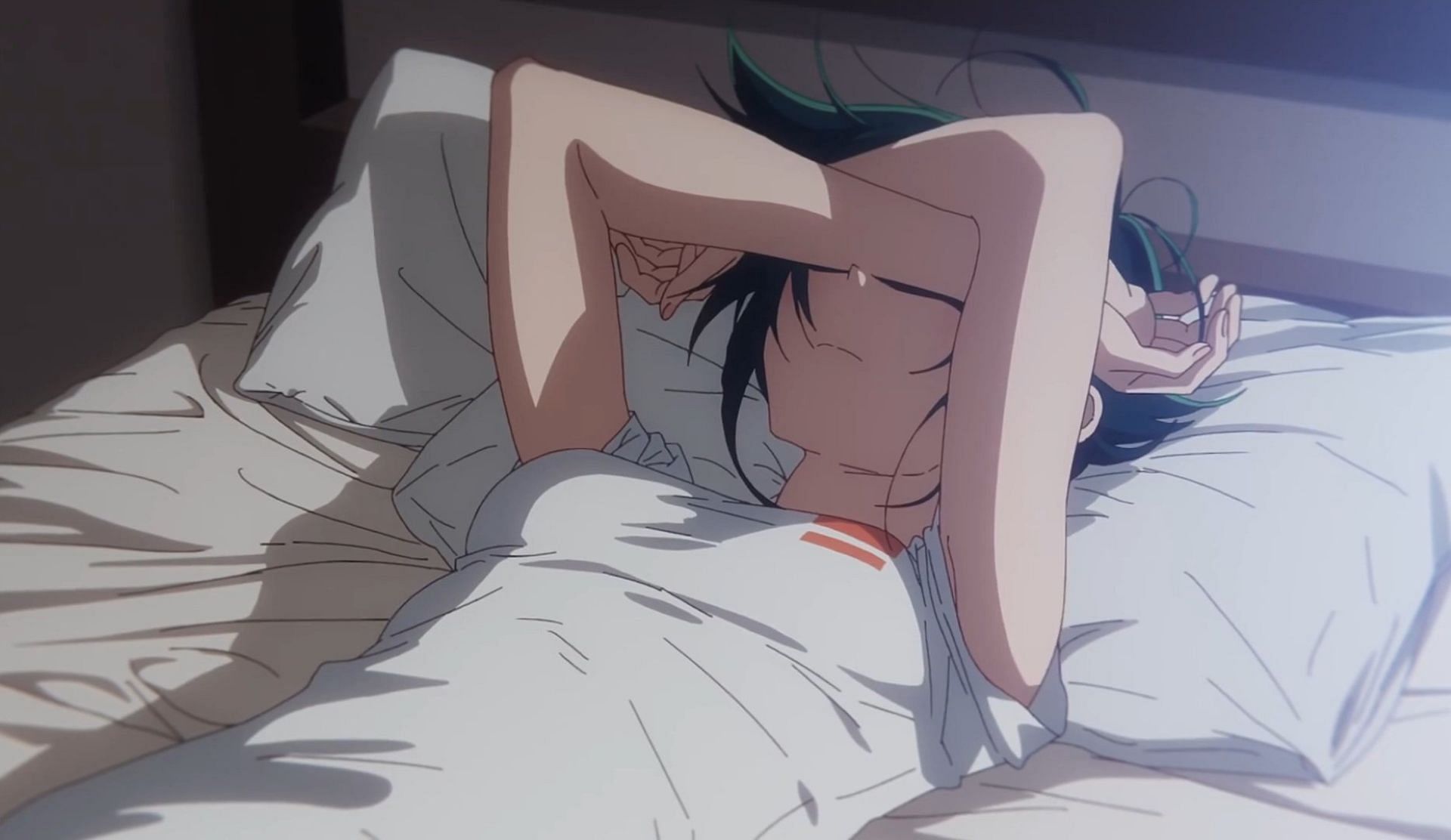 Minami, as seen dejected in the episode (Image via Doga Kobo)